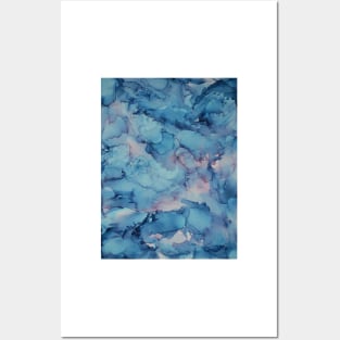 Crashing - Alcohol Ink Painting Posters and Art